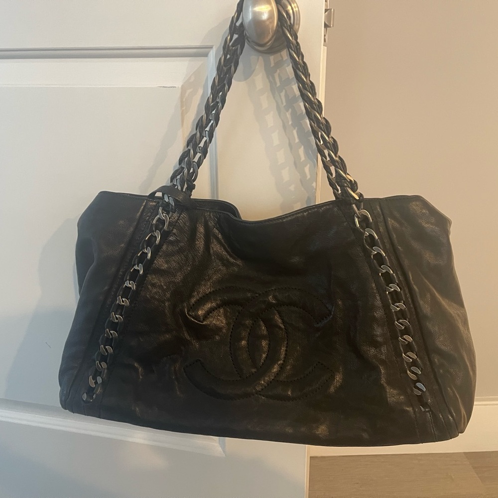 Chanel Modern Calfskin East West Large Tote